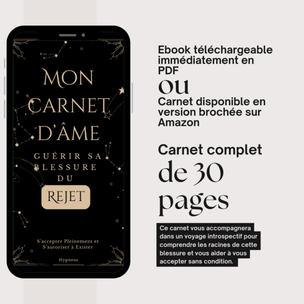 Mon carnet d'âme - guérir sa blessure du Rejet – Image 4