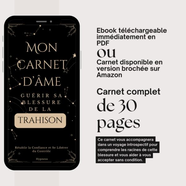 Mon carnet d'âme - guérir sa blessure de la Trahison – Image 2